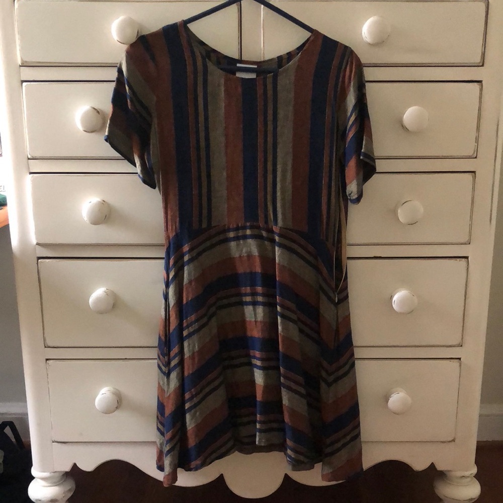 Meg shop striped linen dress